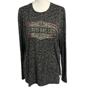 Men’s Gray Long Sleeve Shirt size L Death Valley